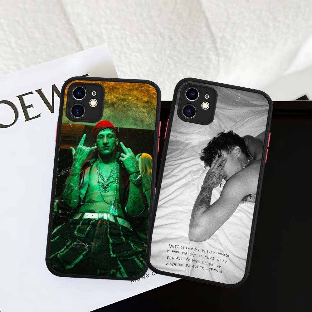 Rapper Y-Yung BeefS For IPhone 11 12 13 14 15 16 Pro Max Plus X XS MAX Shockproof Matte Back Cover