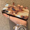 Funda Handyhülle Case für iPhone 13 Mini 12 7 8 14 17Air 15 Plus 11 X XS XR 17 16 Pro Max SE Retro Rost