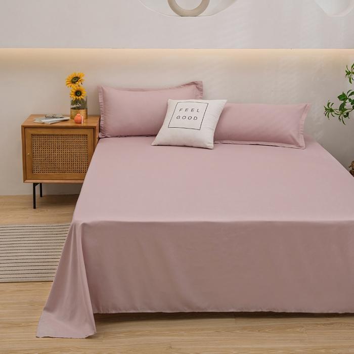 1 Stück Bettlaken für Doppelbett, einfarbig, Oberlaken für Einzel-/Queensize-/Kingsize-Betten, weiche Bettwäsche