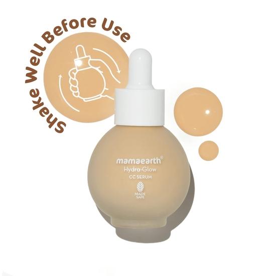 Mamaearth Hydra-Glow CC Serum med vitamin C og hyaluronsyre - 01 Vanilla - 30 ml