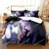 Hololive Nekomata Okayu Bedding Set Single Twin Full Queen King Size Aldult Bedroom Duvetcover 3D Anime Boys Cover Bed Set