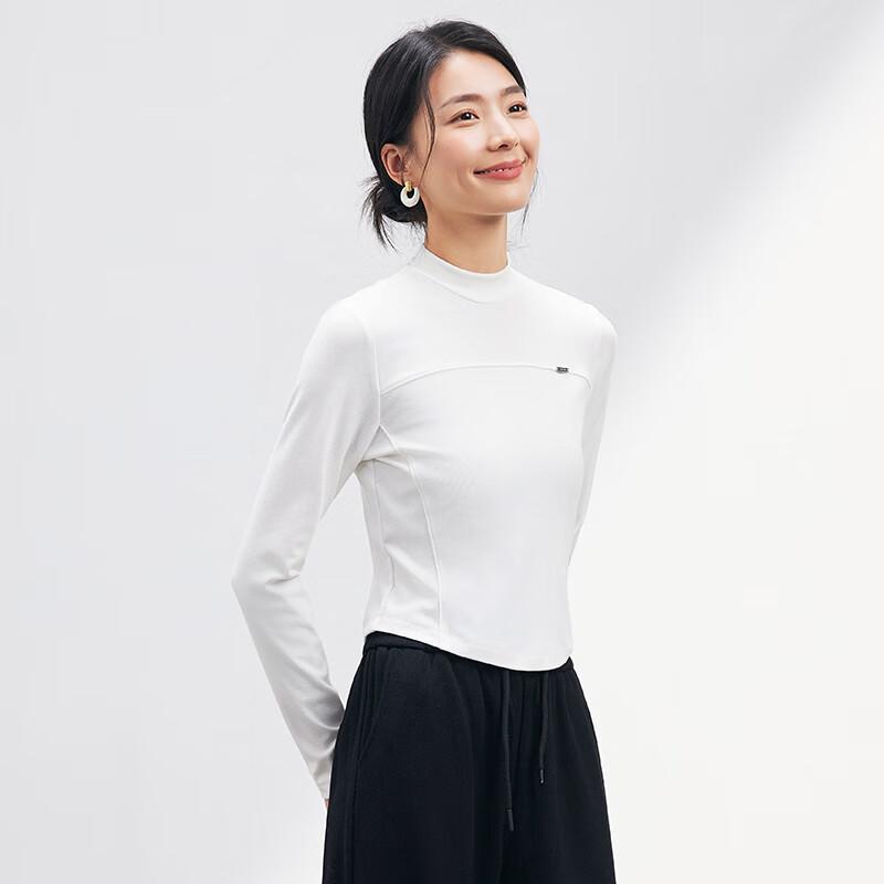 JOY SPEAKER Women's Autumn Short Slim Fit Long Sleeve T-Shirt