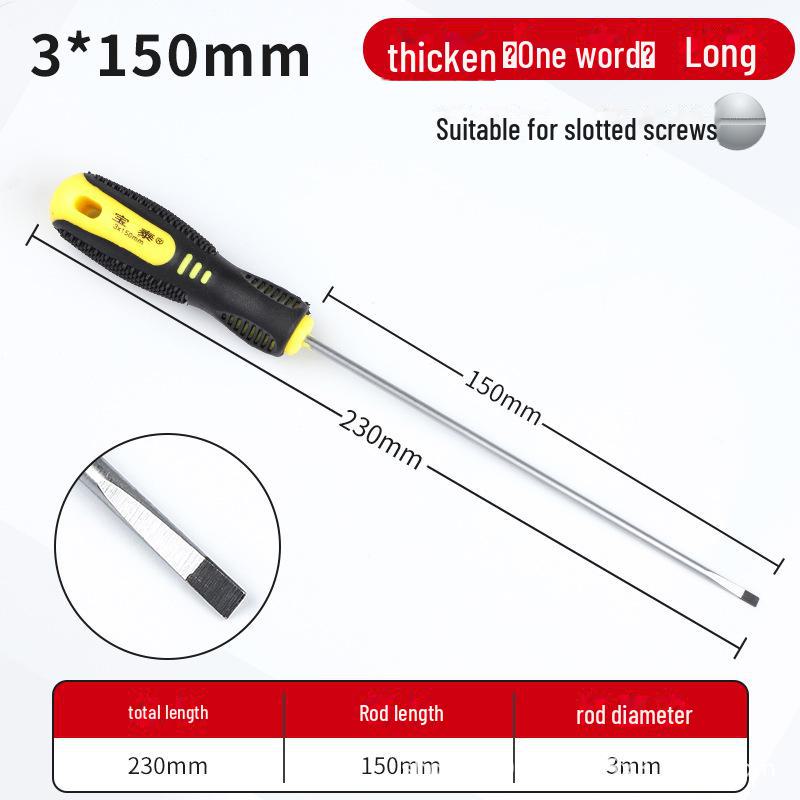 Industrial-Grade Magnetic Multifunction Screwdriver for Household Repairs