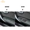 Carbon Fiber Window Lift Panel Tuning Cover Sticker For BMW 1 Series E81 E82 E87 E88 2008-2013 Car Interior Accessories