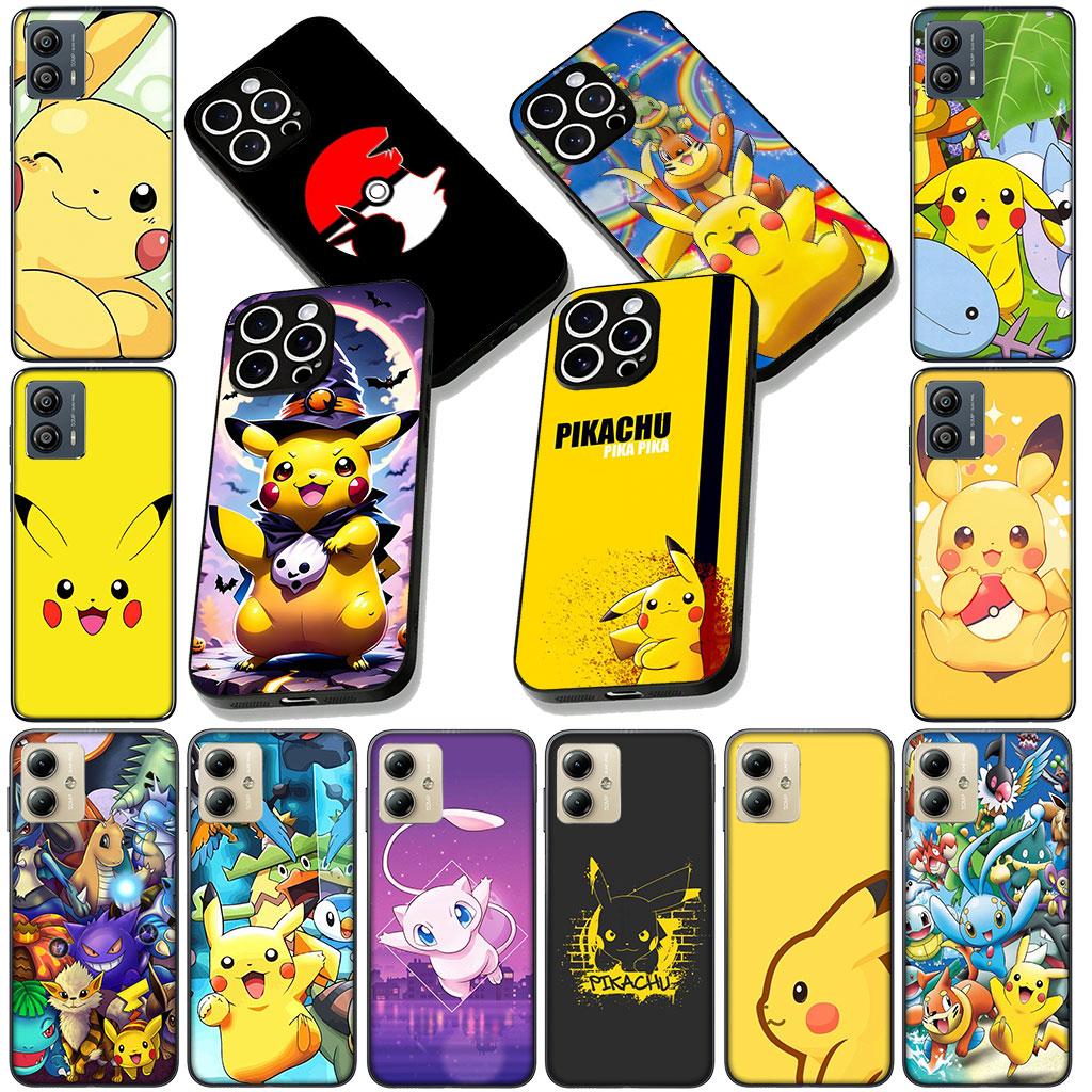 Mewtwo P-Pokemons GO P-Pikachus Cover for Motorola Moto Edge 50 30 Fusion 40 NEO Ultra Pro E14 G20 E15 G35 G84 G13 G53 Case