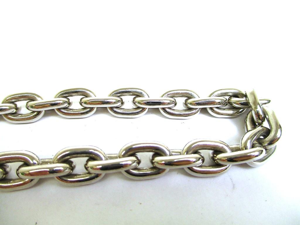 Authentic LOUIS VUITTON Silver Color Metal Wallet Chain Chaine Anneau Cle #a996  Refurbished