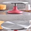 10/12 INCH Baking Tools Aluminum Alloy Birthday Cake Turntable Plastic Ceramic Turntable Glass Turntable Flower Mounting Table