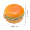 Cute Double Hamburger Lunch Box Food Grade Student Kids Lunch Box Microwavable Bento Box