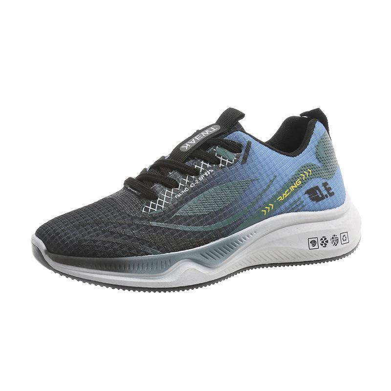 New trendy men's shoes casual versatile soft sole spring and summer ultra-light sports breathable middle school student running men's shoes