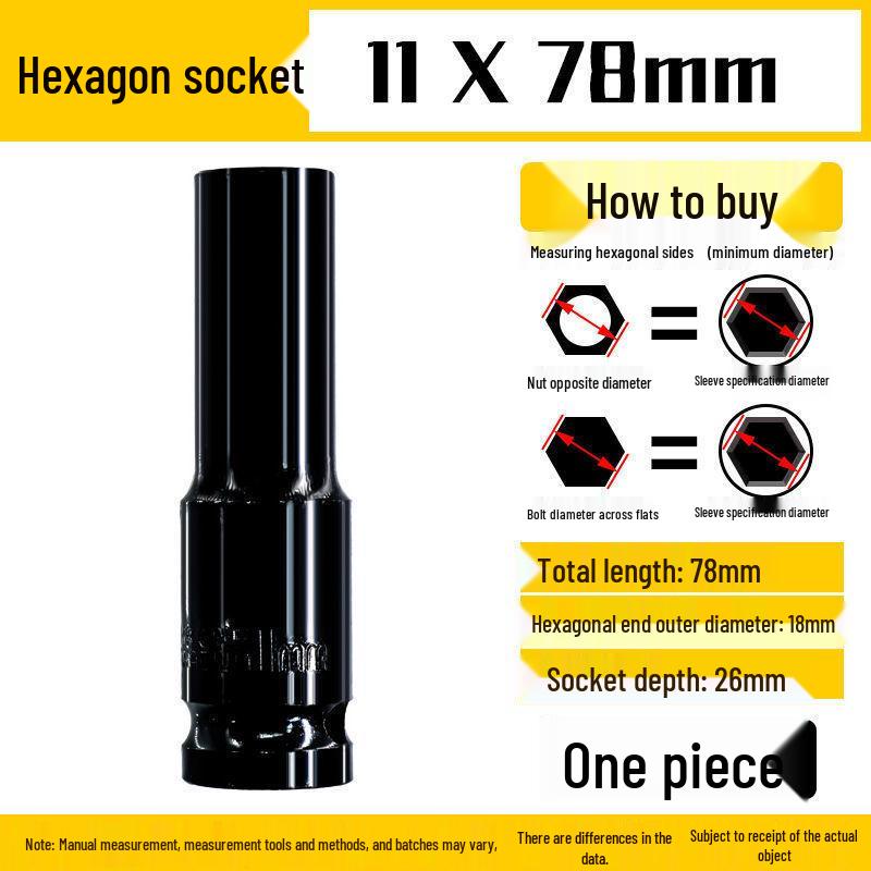 Electric Hex Wrench & Screwdriver Set, 8-32mm - Includes Socket Head, Extension, Air Gun, & Copper Components