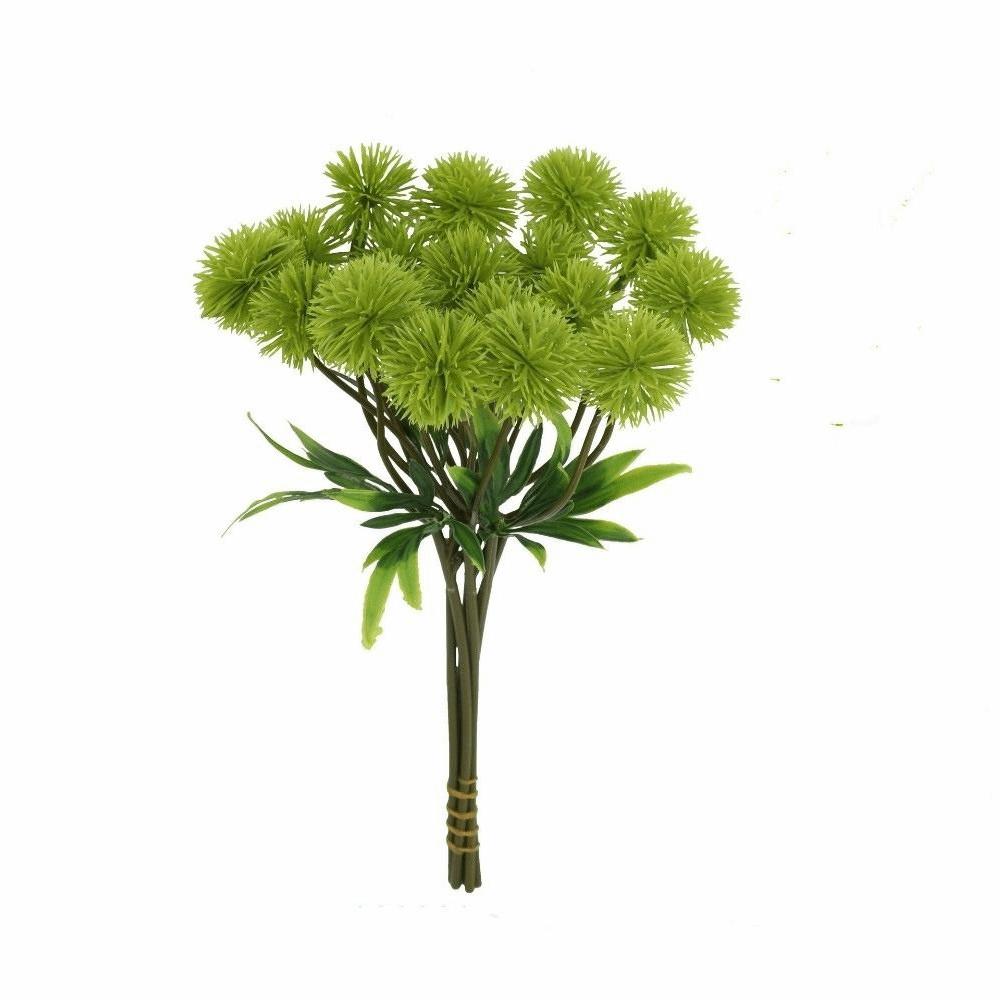 

Plastic Fake Chrysanthemum Ball Chrysanthemum Simulation Plants Wedding Decoration зелёный