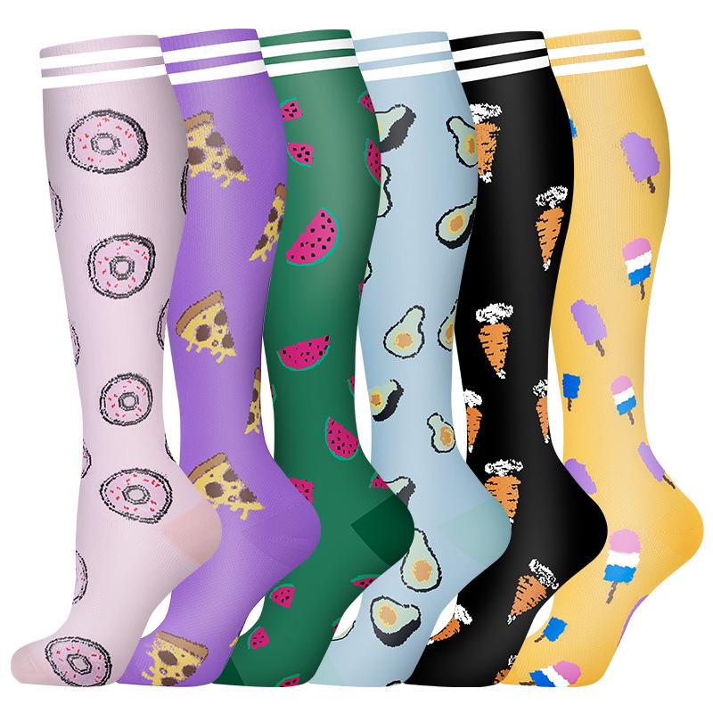 Cross-border Over-the-Knee Compression Yoga & Sport Socks Set