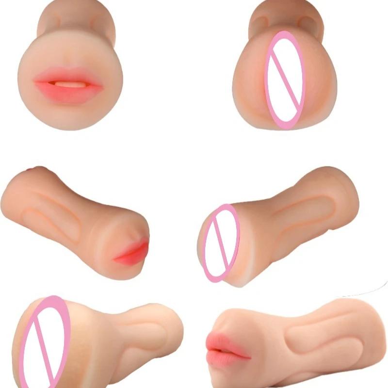 2 In 1 Male Masturbator Cup Oral Deep Throat Vacuum Blowjob Machine Artificial Vagina Pocket Pussy Masturbation Sex Toys for Men