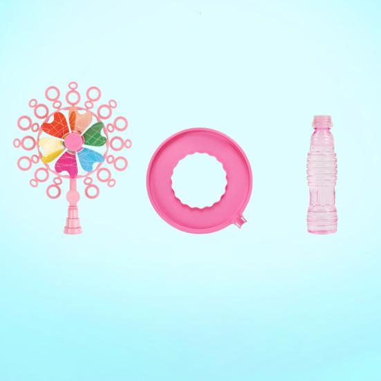 1 Set Bubble Machine Creative Windmill Bubble Maker Machine Manual Blowing