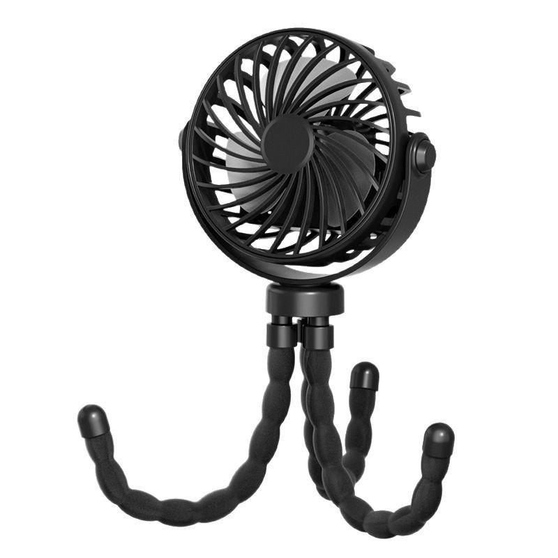 Octopus Mini Foldable Handheld Desktop Stroller Fan