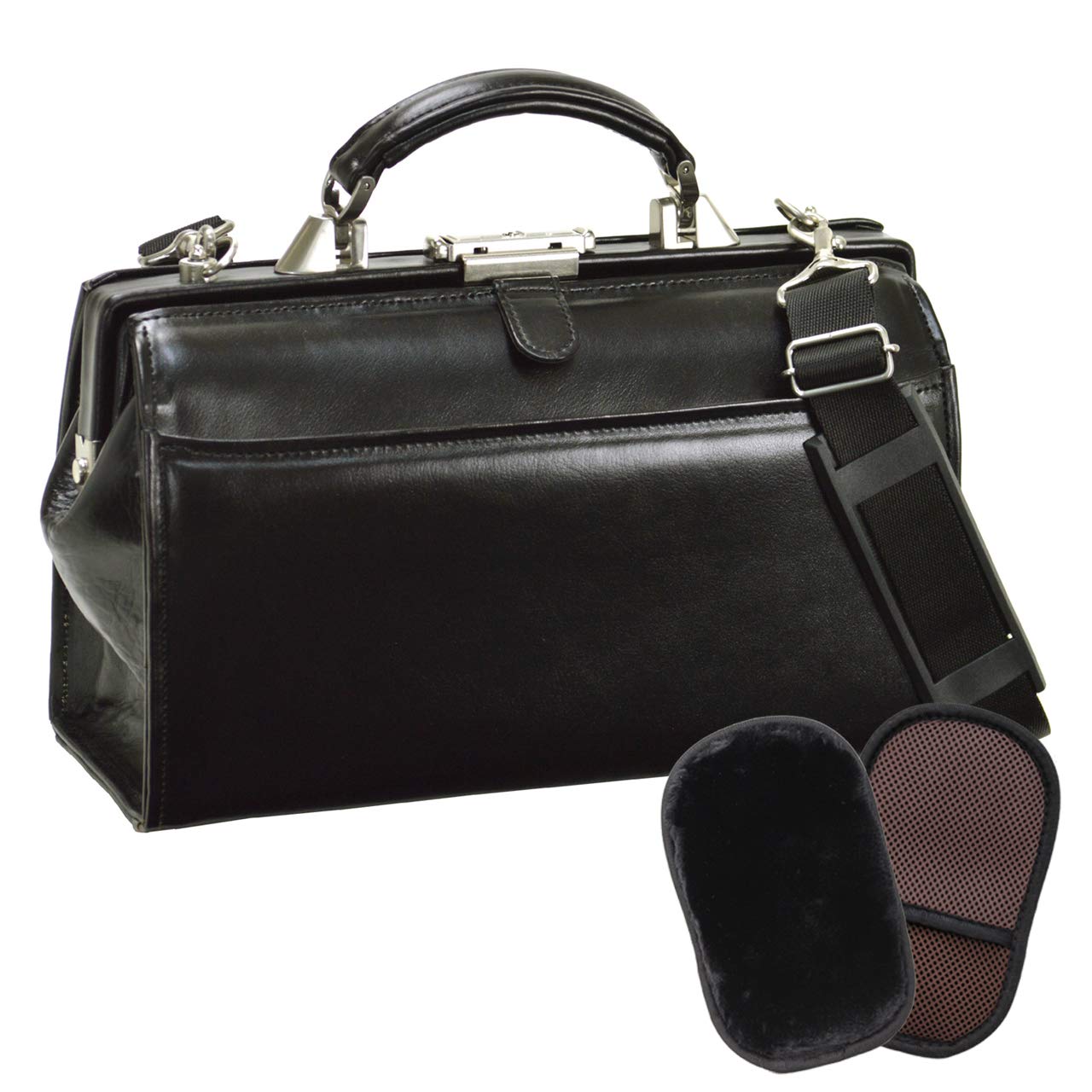 

Тоёока сделано в мини-даффл-бэге для A5 30 см шириной оригинальные мутоновые перчатки [Hirano Bags] мастерство, Япония, мужской, коровья кожа, 2-сторонний, файл, + (черный)