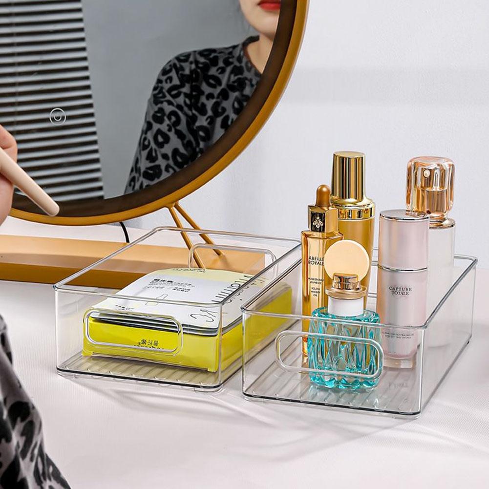 Aufbewahrungsbox mit Griffen Acryl Schrank Organizer