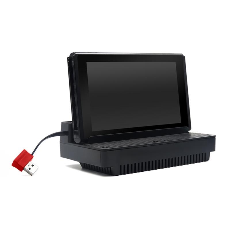 Console Cooling Fan Stand USB Docking Base with Build-in Cooling Fan Enhances Heat Dissipation for Host