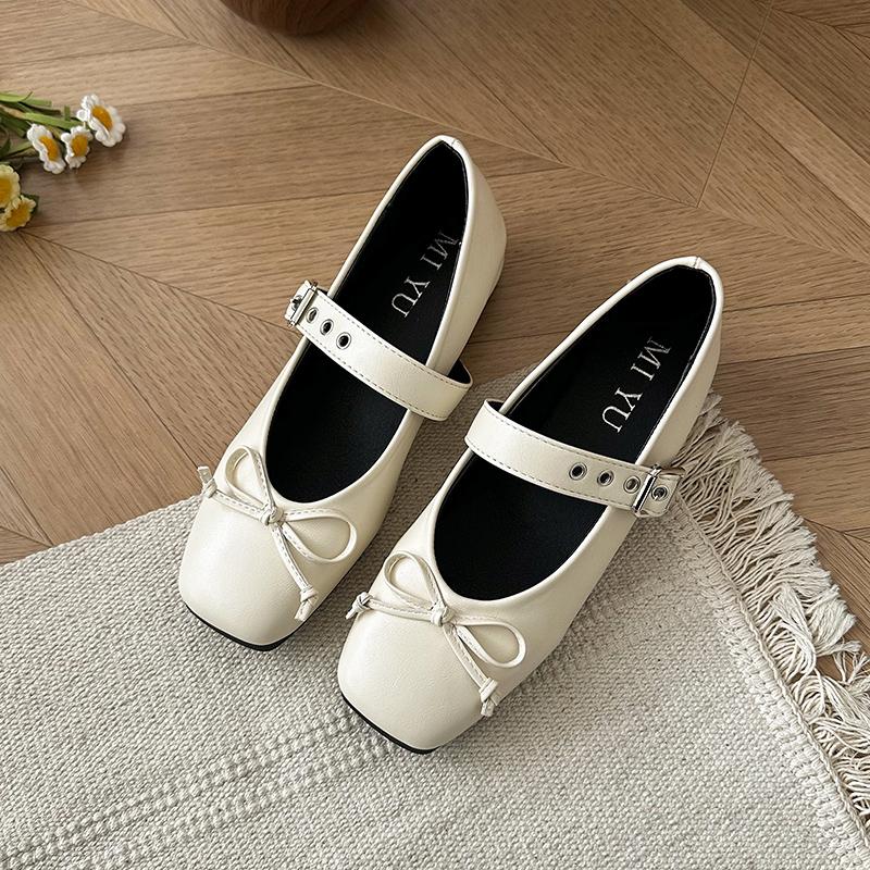 Fashion Female Buckle Strap Footwear Ballet Flats Fashion Women Dance Shoes 2025 Spring Round Toe Ladies Lolita Shoes mocasines mujer