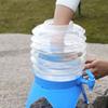 Outdoor Hiking Water Container Folding Water Container with Handle Design Lemonade Dispenser