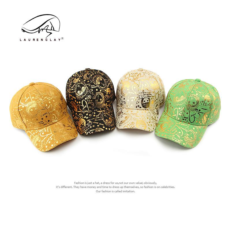 Hat Ladies Personality Graffiti Baseball Cap Hard Top Outdoor Sunscreen Sun Hat Heat Printing Cap Men's Trend