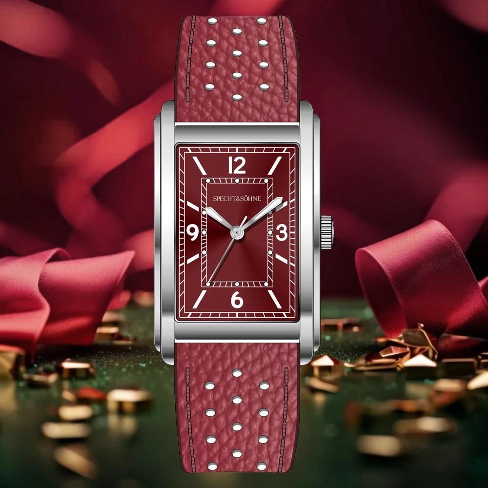 2025 Neue Mode Quadratische Uhr Damenuhren Ultradünnes VH31 Uhrwerk Lässige Herrenuhr Graue Farbe Reloj Hombre 28MM