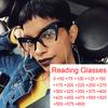 Vintage Black Cat Eye Reading Glasses Anti Blue Light Half Frame Transparent Eyewear for Women Men