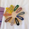10Pcs Hair Clip Korean Style Hair Accessory Acrylic Girls Snap Hairpin Barrettes for Daily Wear