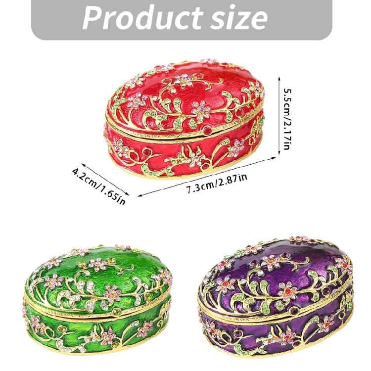 Classical Zinc Alloy Jewelry Organizers With Secure Closure And Ample Space Decorative Jewelry Box For All Your Accessories