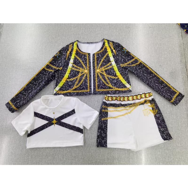 New Popular Demon Hunter Costume Pop Singer Halloween Women s Clothing Children s Cos Suit 100