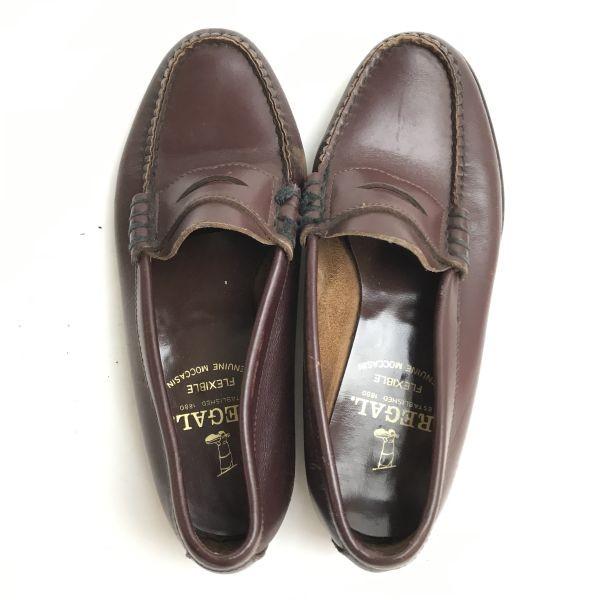 Regal Leder Penny Loafers Braun Größe 22.5 Damenkleiderschuhe Japan(GEBRAUCHT)