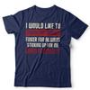 Funny Tshirt Unisex I Would Like To Thank My Middle Finger Sarcastic Humour Tee