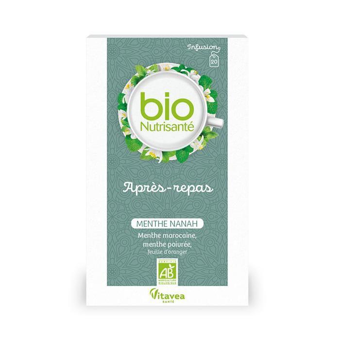 Vitavea - BioNutrisanté - Infusion Après-repas Menthe Nanah - 20 Sachets