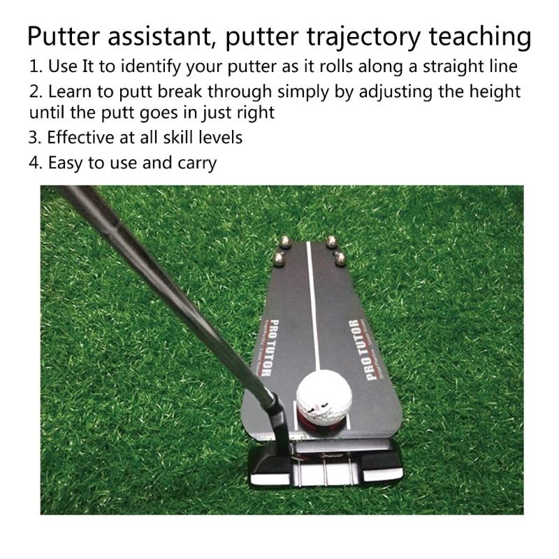 Golfový trenažér švihu Golfový trenažér patování Pomůcka pro trénink zarovnání patování