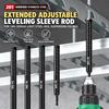 Stainless Steel Hollow Socket Nut Driver Hollow Structure Hex Socket Tool  Threaded Rod Adjustment