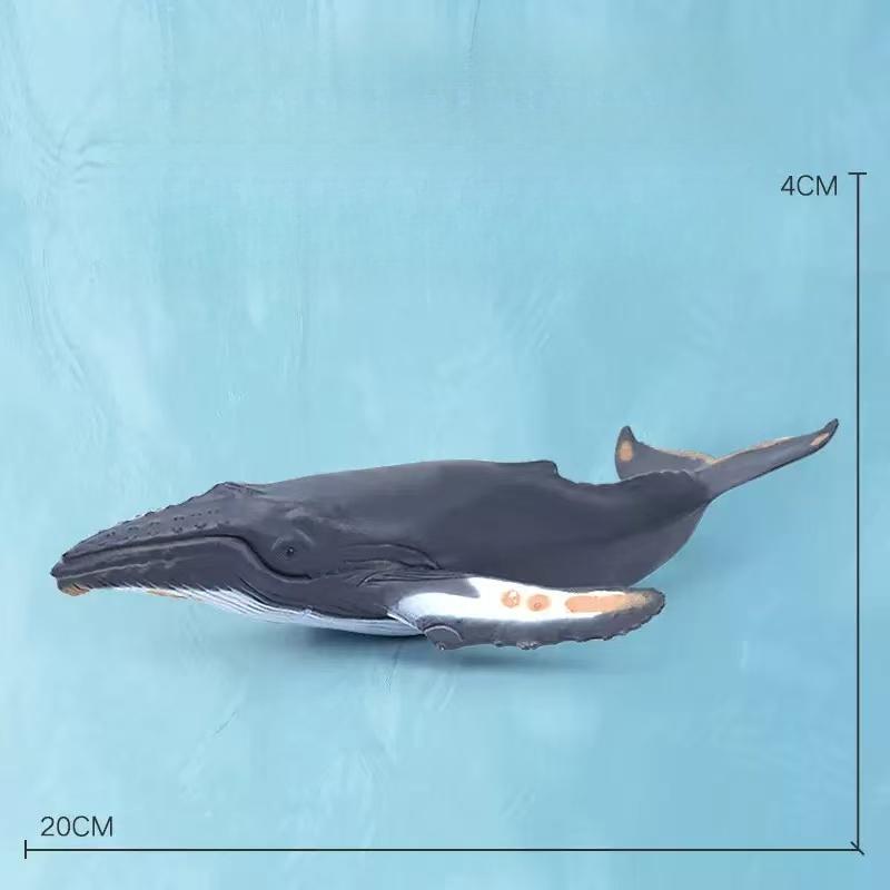 Gift Marine Animals Simulation Sea Life Shark Cachalot Animal Model Whale Figurines Dolphin Hammerhead PVC Ocean Action Figures