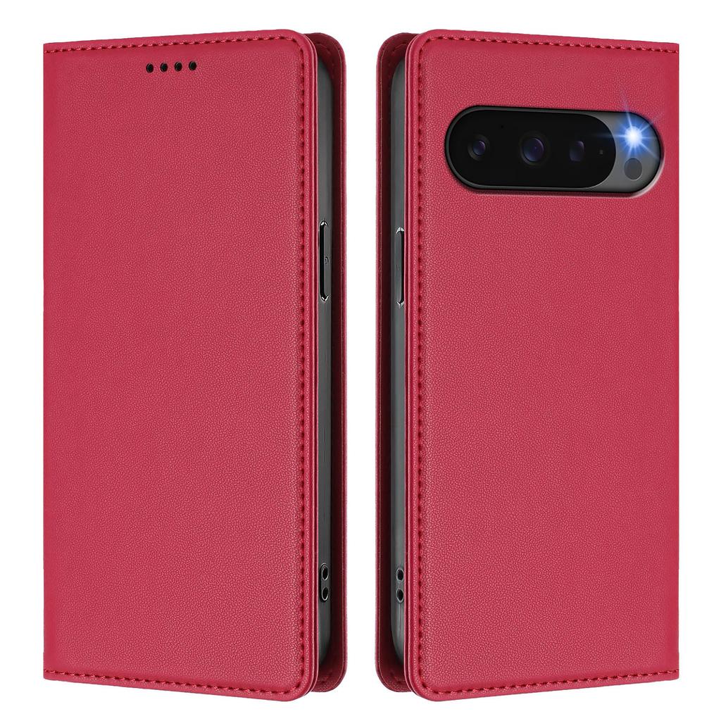 For Google Pixel 10 Pro XL Leather Wallet Case Magnetic Closure RFID Blocking Phone Cover