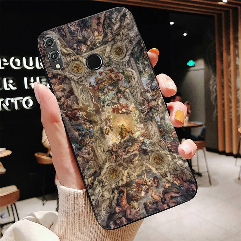 Renaissance art Painting Phone Case For Huawei Honor 7A 7C 8 8x 9 10 20lite Fundas Coque for Honor 10i 20i Capa