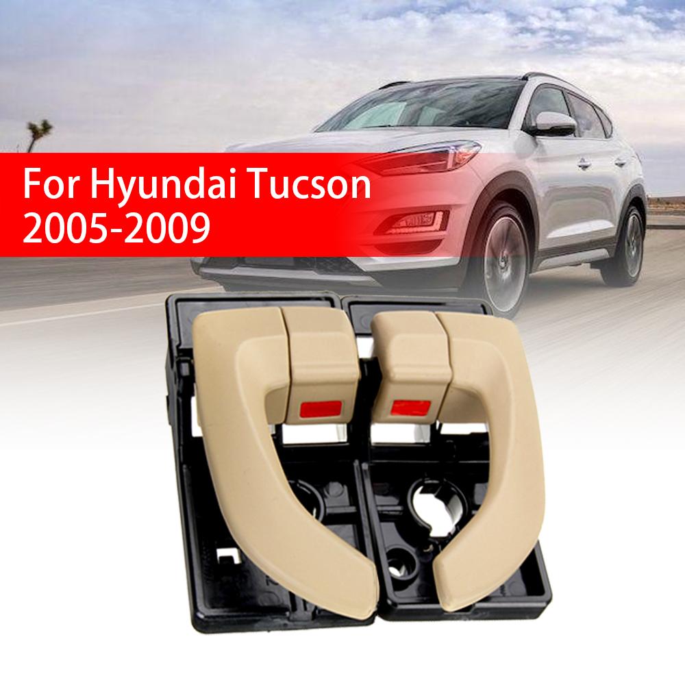 1/2pcs Sliver Left Right Car Interior Door Handles for Modern Tucson 82620-2Z020 Replacement Set Car Accessories