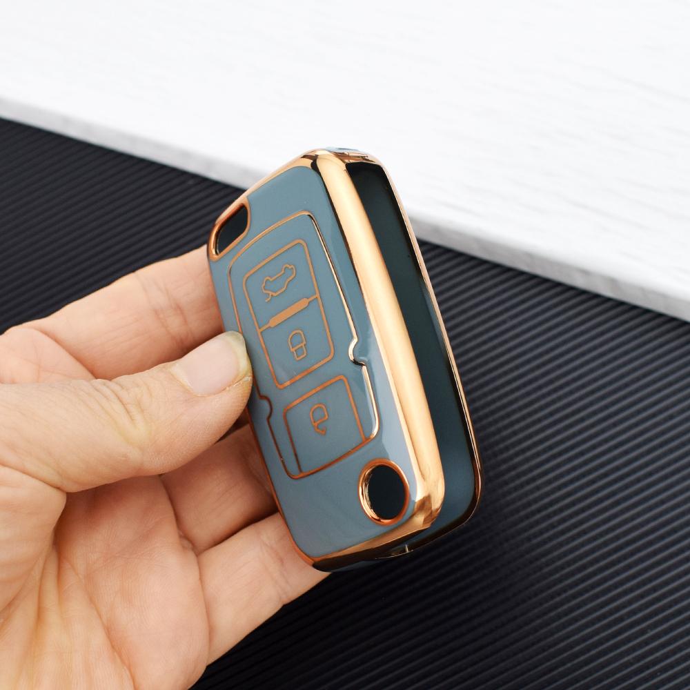 Folding TPU Remote Car Key Case Cover for Geely Emgrand EU 7 EC7 EC715 EC718 EC7-RV EC715 EC718-RV GC5 GC6 EC8 SL