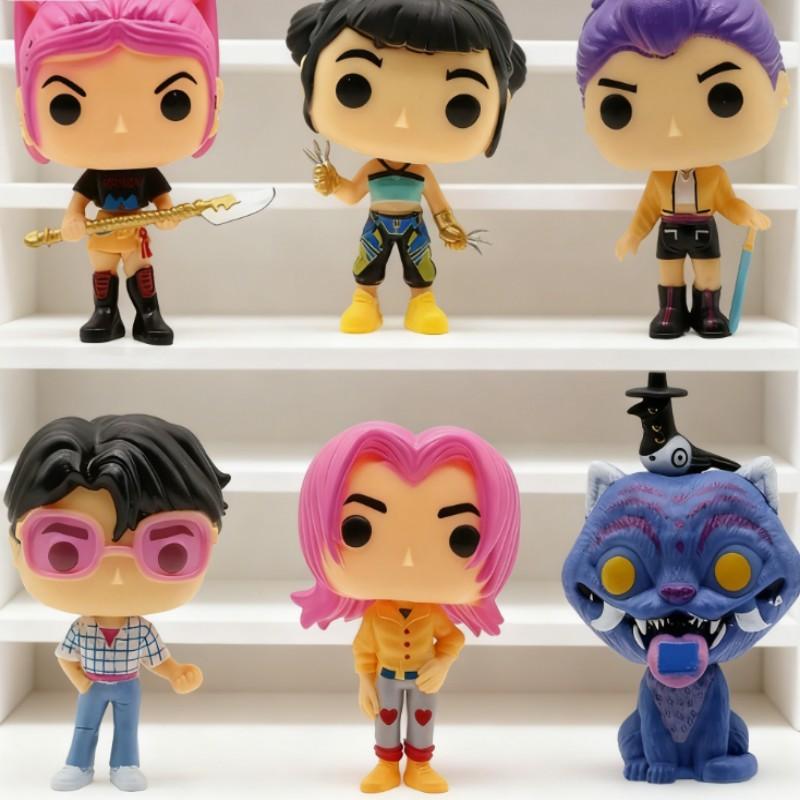 Awesome Boys Anime Demons Hunters Figure Rumi Zoey Mira Saja K-pop Toy