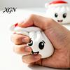 Stress Reduction Gadget Cartoon Expression Dumpling Squeeze Toy Santa Hat Steamed Bun Fidget Ball Relief Dough Relaxation Decompression Tool Kids