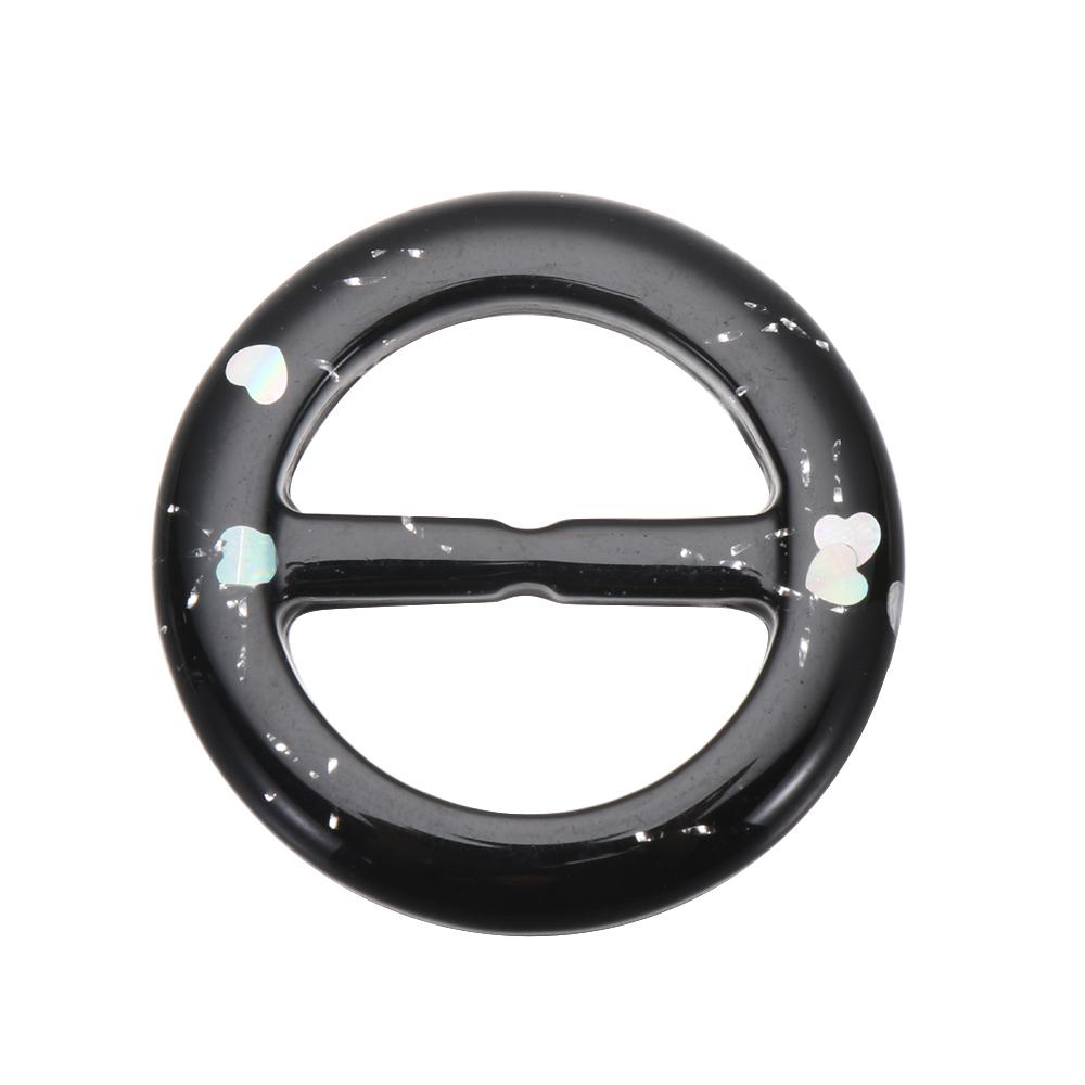 Round Round Belt Buckle Fashion Ladies Silk Buckle Scarf Clips Ring T-shirt Clips Shirt Button Coat Waist Button Clothing Decor