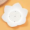 Silicone Soap Dish Lotus Shape Soap Holder with Drainage Holes Non-Slip Soap Holder