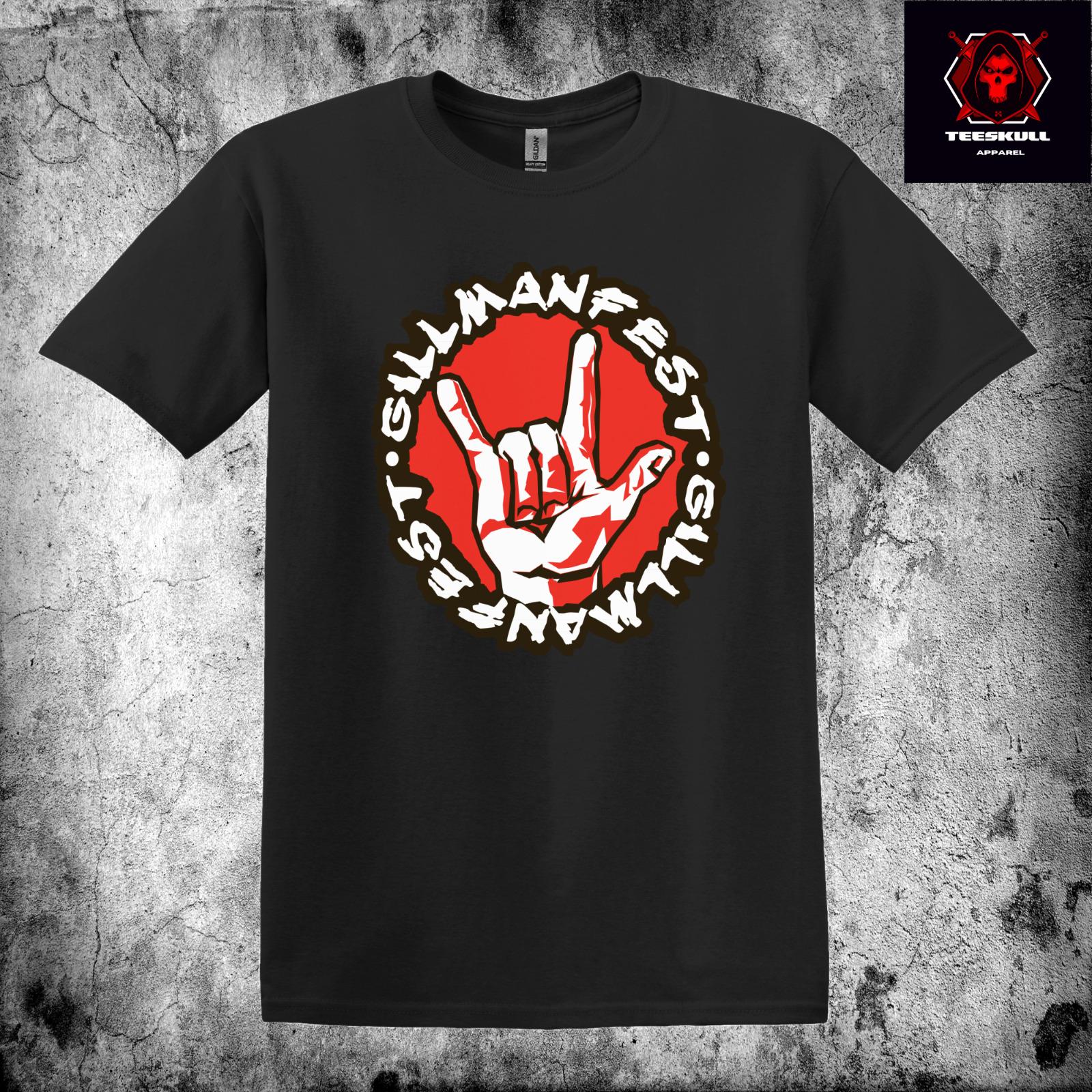 26 Gillman Fest Heavy Metal Rock Band Unisex Heavy Cotton T-SHIRT S-3XL Unisex T-Shirt L