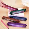 1pc Mini Mesh Pencil Cases with Secure Zipper Closure-Transparent Pen Organizer Bags, Ideal for School, Office, Travel, Home