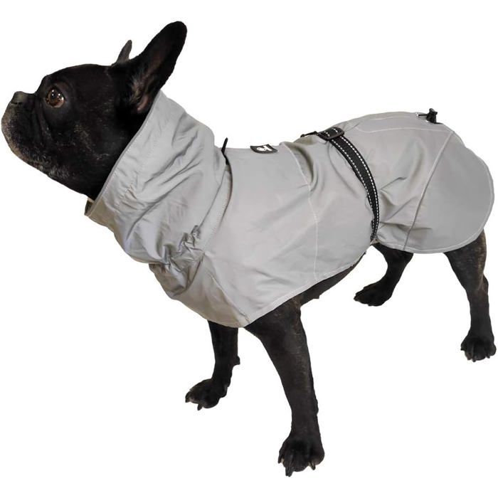 Manteau de randonnée chien 40 cm CROCI – Imperméable, réfléchissant, doublure thermorégulatrice