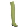 Salvatore Ferragamo Bucaneve LeaTher Over The Knee Boots Green