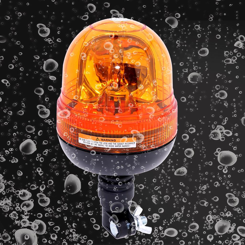 Rotating Strobe Light for Engineering and Agricultural Vehicles