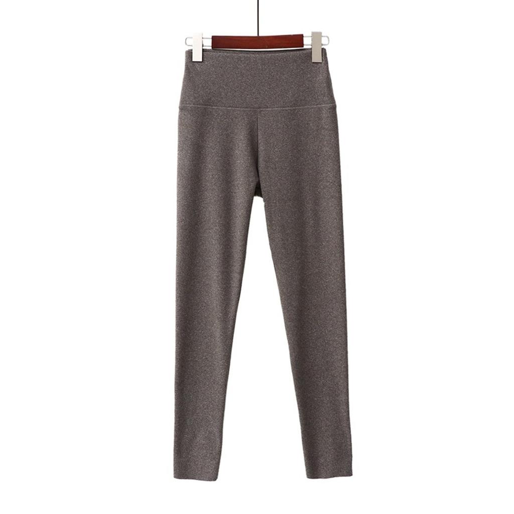 Dámské podzimní a zimní německé Velvet Slim Fit Teplé legíny s vysokým pasem